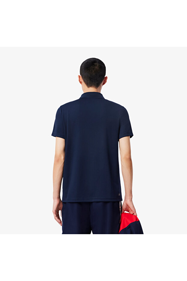 SPORT Erkek Regular Fit Baskılı Lacivert Polo - 3