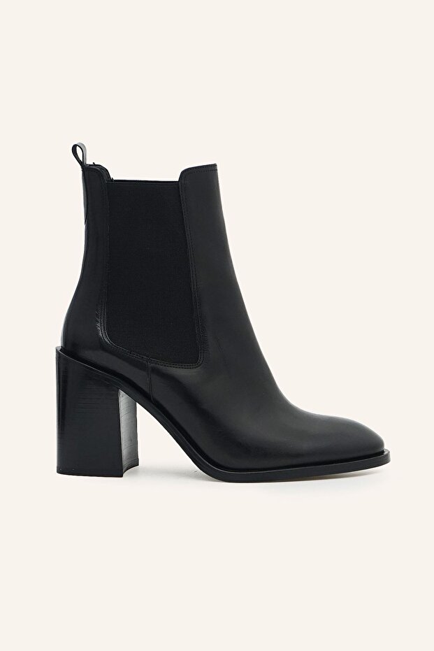 Siyah Bufalo Deri Bot - 1