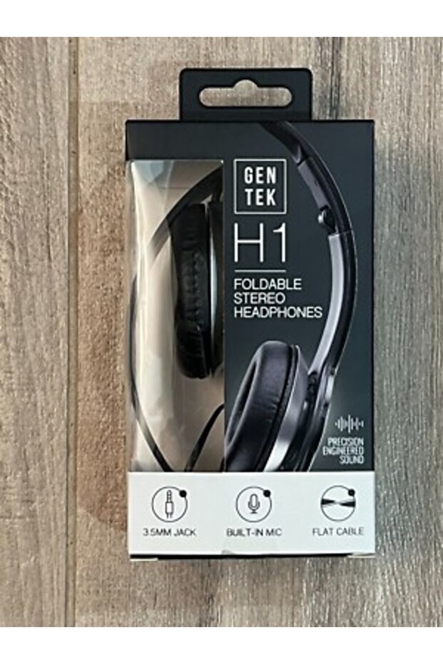 H1 Foldable Stereo Headphones With Built-In Mic
