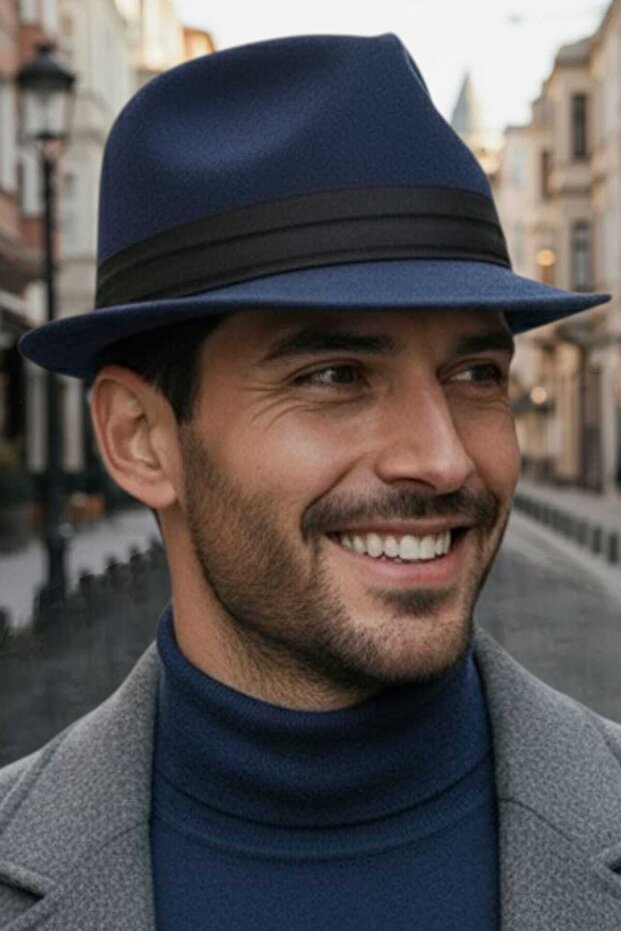 Men's Premium Luxury Cashmere Jackson Fedora Hat