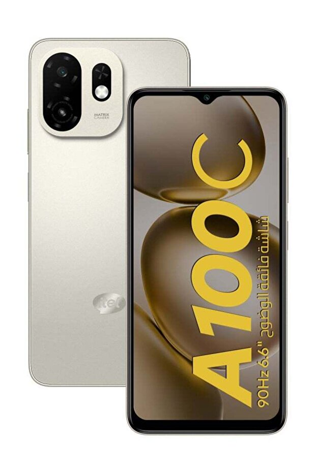 A100c تيتانيوم ذهبي 3+5 جيجابايت رام 128 جيجابايت 4G - نسخة الشرق الأوسط
