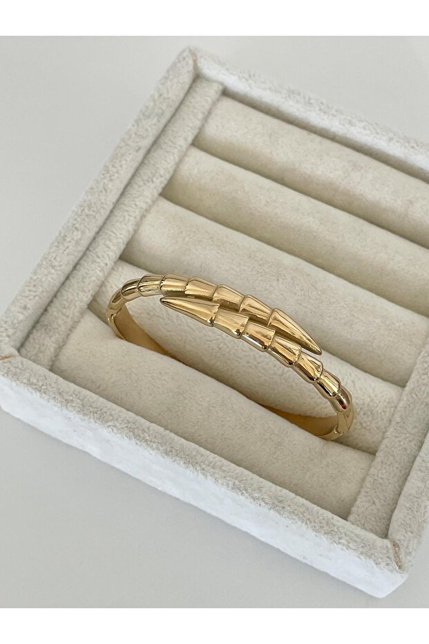 Çelik Yılan Gold Kelepçe - 1