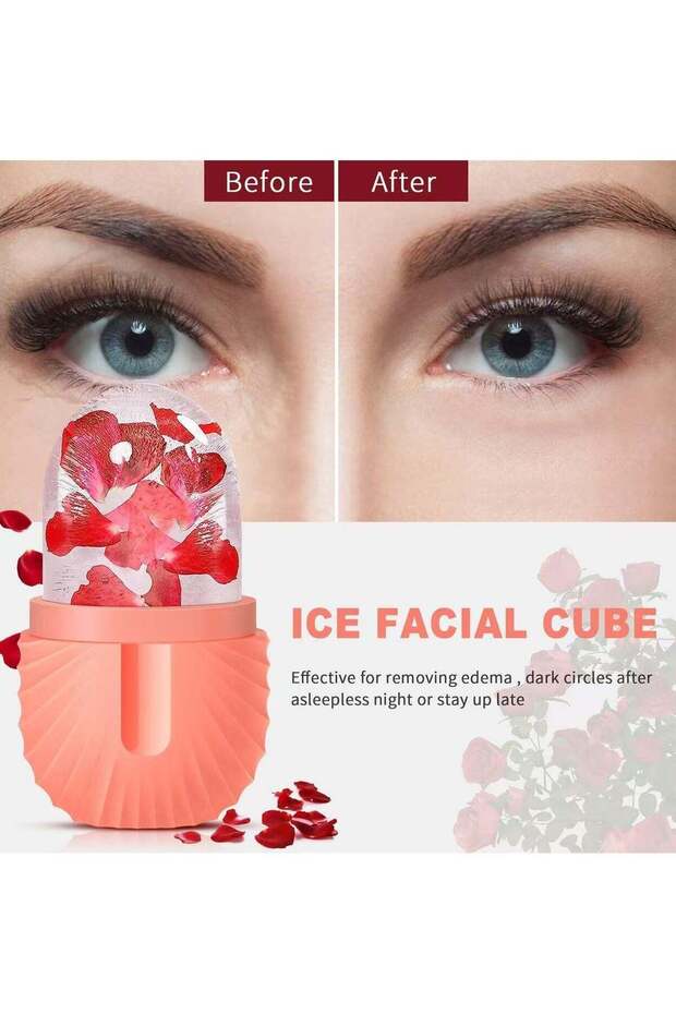 Ice Roller for Face, Beauty Facial Massage, Glow Cube for Face, Skin Care Tools for Eye Wrinkles, A