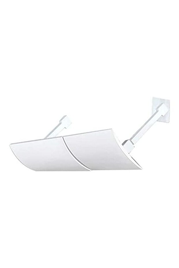 XiuWoo Adjustable Air Conditioner Wind Deflector Anti Direct Blowing Baffle J100 White