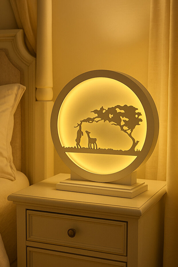 DEKORATİF LEDLİ GEYİK FİGÜRÜ - 2