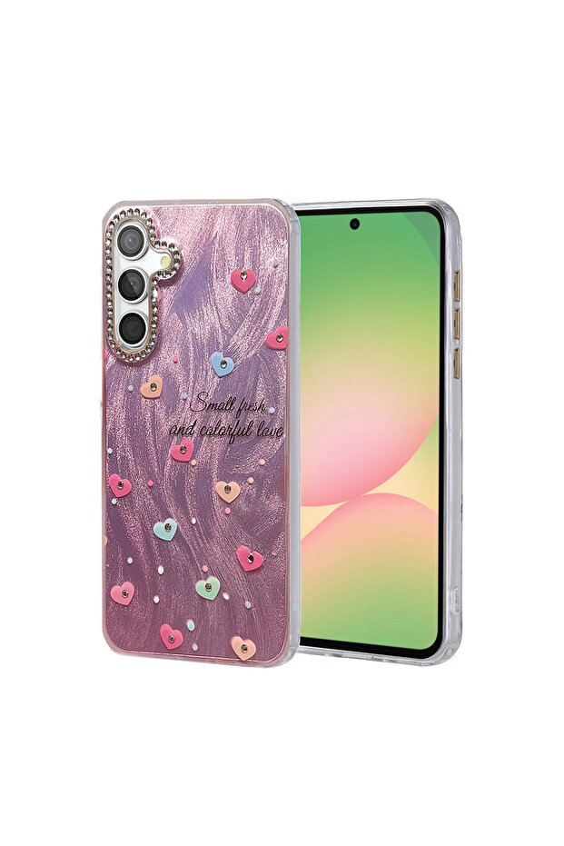 غطاء حماية لهاتف جالاكسي A56 بنمط مرآة شفرية - نمط 8 - 1