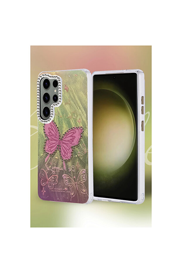 Galaxy S25 Case Blade Mirrored Pattern Cover - Pattern 1 - 2