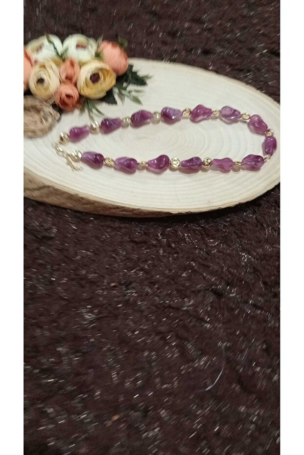 mor lameli kolye - 2