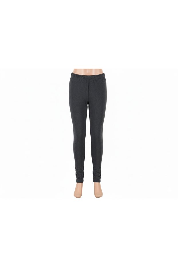 Children's Winter Cotton Fleece-Lined Tights (Anthracite Color)