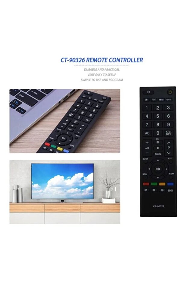 TV Remote Control For Toshiba CT-90326