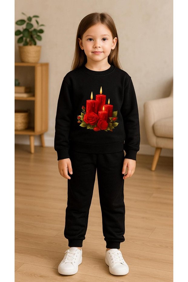 Children's Suit Sweatshirt Mum Printed Girls Boys Crew Neck3 4-5-6-7-8-9-10-11-12Years