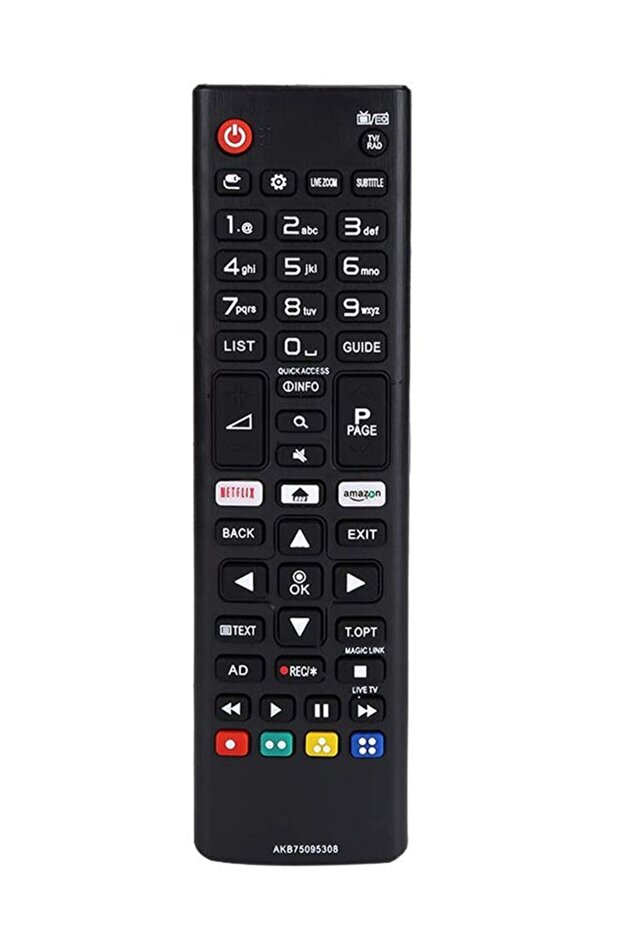 Universal Smart Replacement Remote Control AKB75095308 For LG TV LED LCD Black