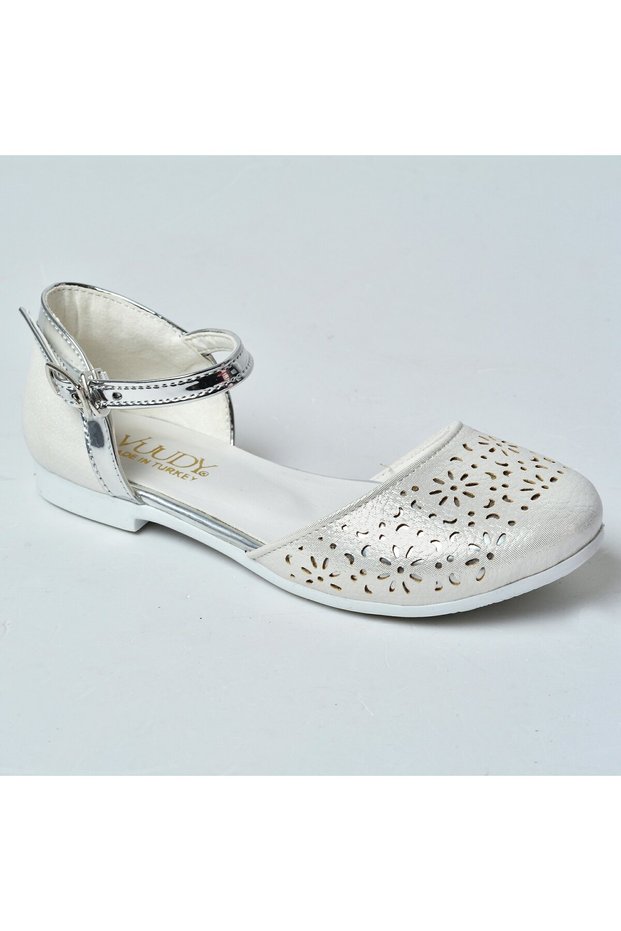 V.09F Laser Evening Dress Shoes-White - 32