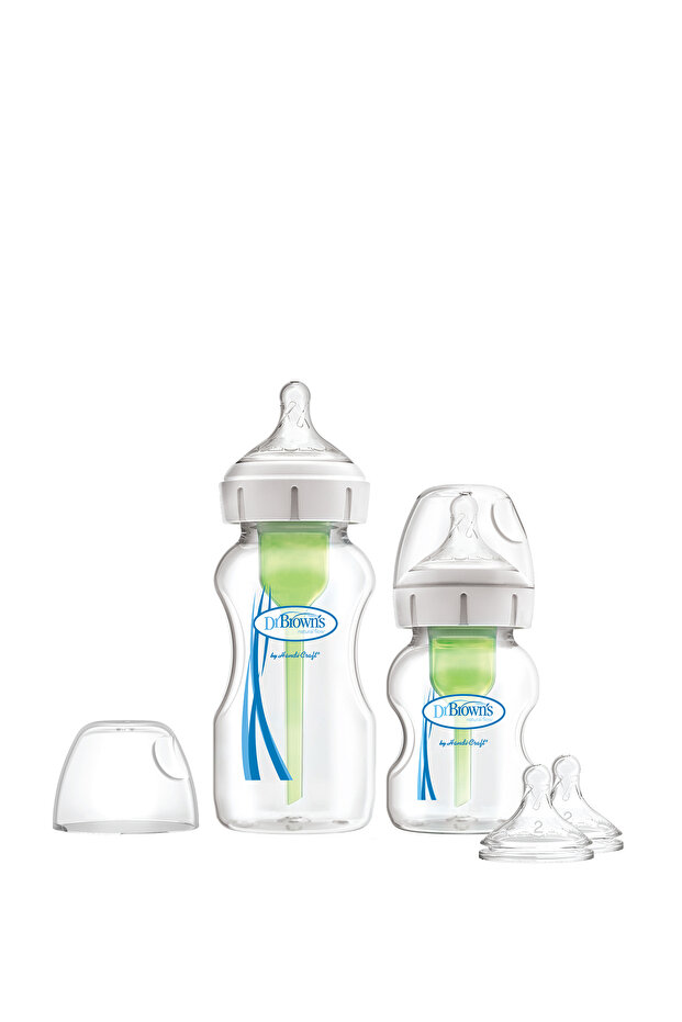 مجموعة زجاجات الرضاعة من نوع Wide Mouth Options+ PP Sampler