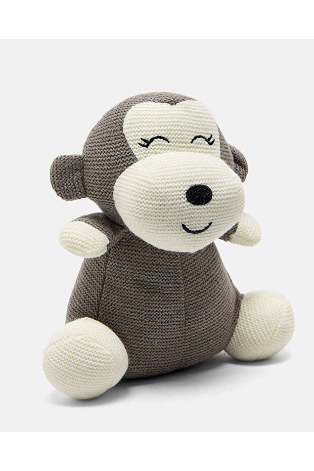 لعبة قرد رمادية محشوة - 1