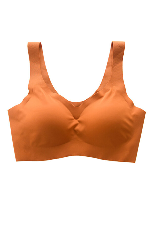 Female Simplicity Solid color Slim Bra