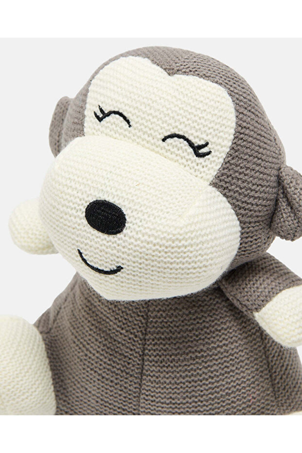 لعبة قرد رمادية محشوة - 3