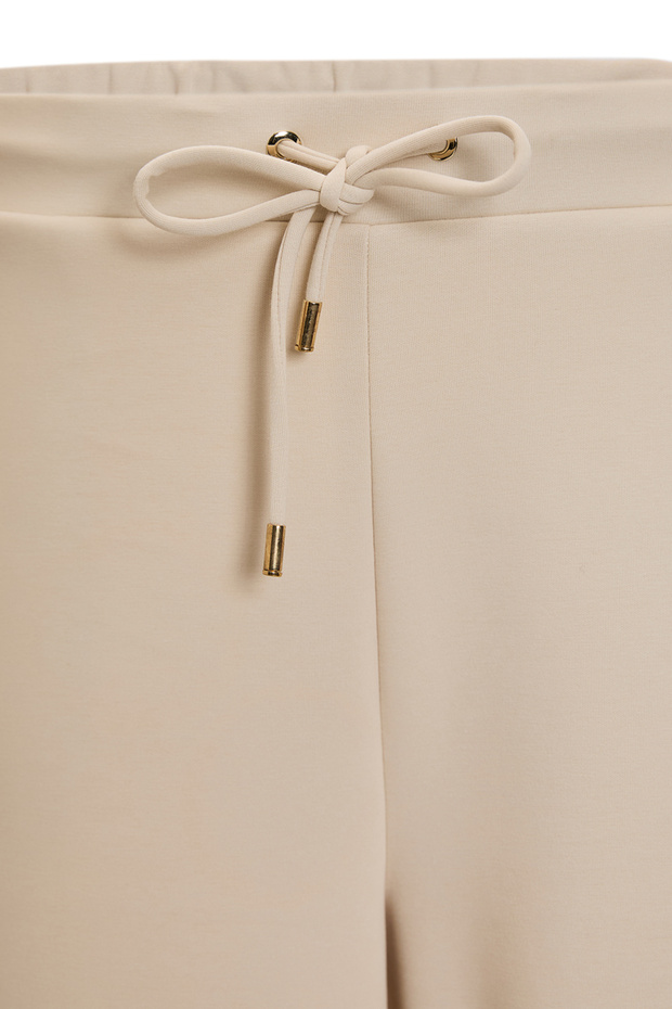 Bağcıklı Regular Örme Pantolon - 6