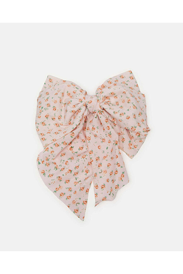 Women Pink Embellished Hair Clip