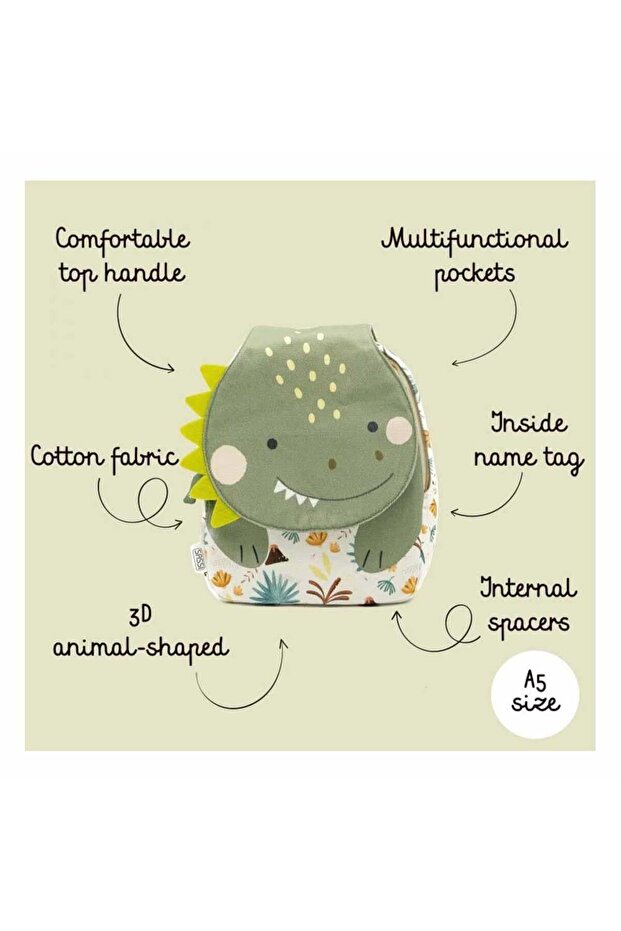Rucsac format A5 - Dinozaur puternic - 7