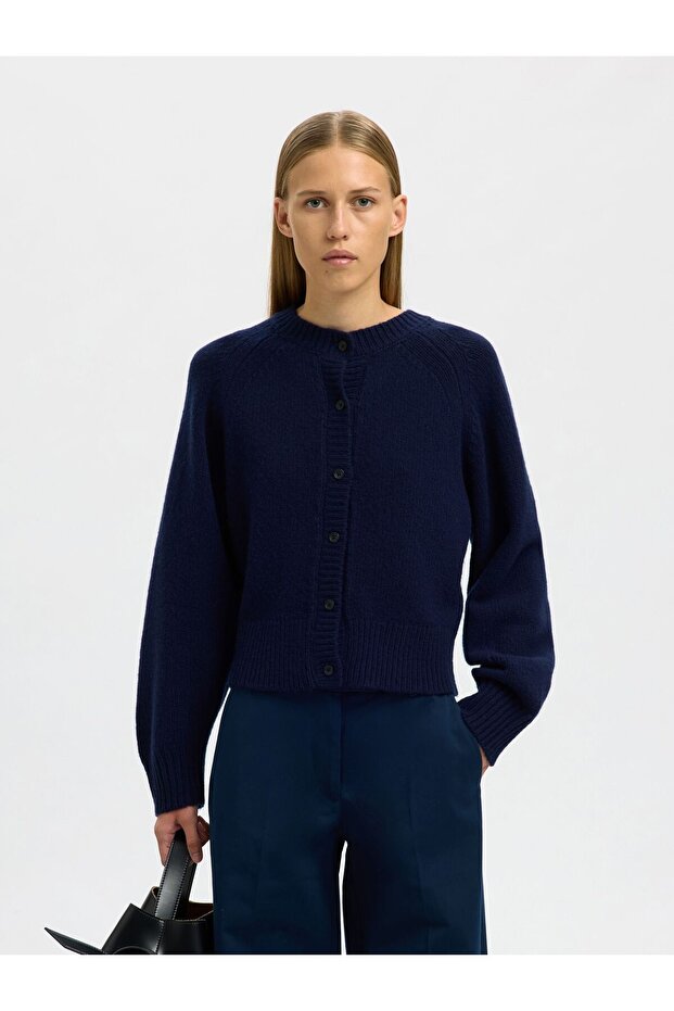 Strickjacke 100% Merinowoll - 1