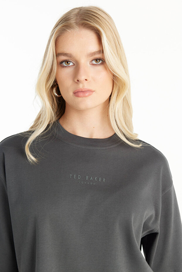 ANTRASİT KUTU FORM TSHİRT - 5