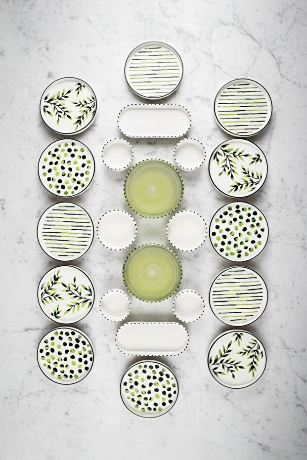 Greentree Stackable Breakfast Set - Luxury Breakfast Presentation Set Plate - 2