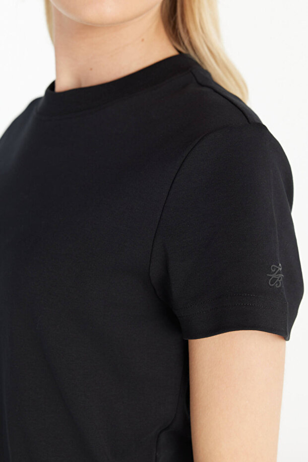 SİYAH İNTERLOK TSHİRT - 5