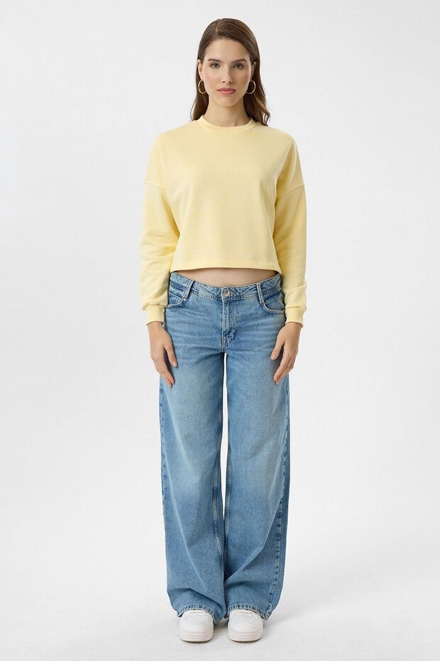 Basic Crop Sweatshirt - 6