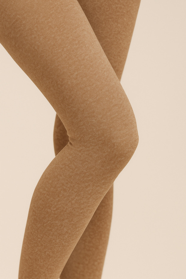 40 Den Opaque Matte Chestnut Color Non-Slip Women's Pantyhose