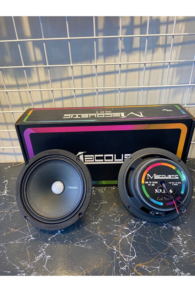MLD 6 100W RMS 16CM LEDLİ MİDRANGE - 1