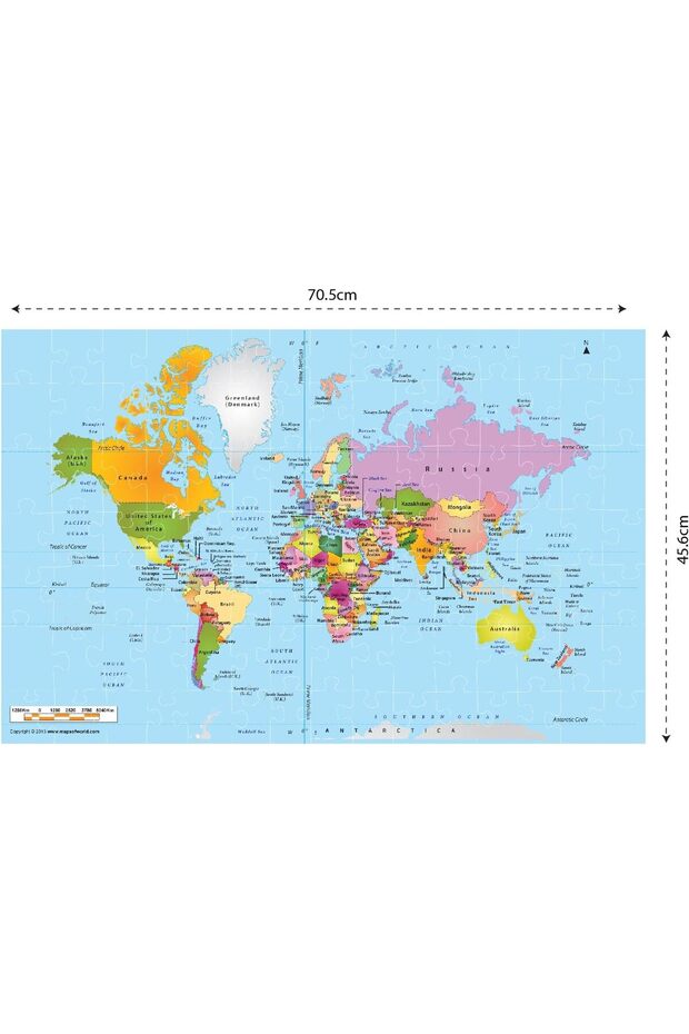 أحجية خريطة العالم - 5