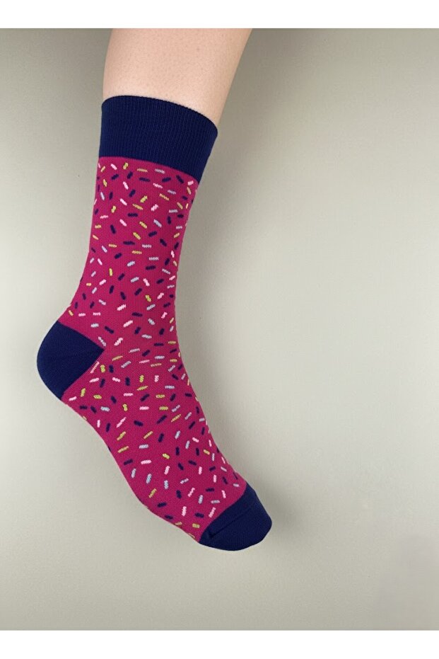 NEŞELİ/DESENLİ ÇORAP - 1