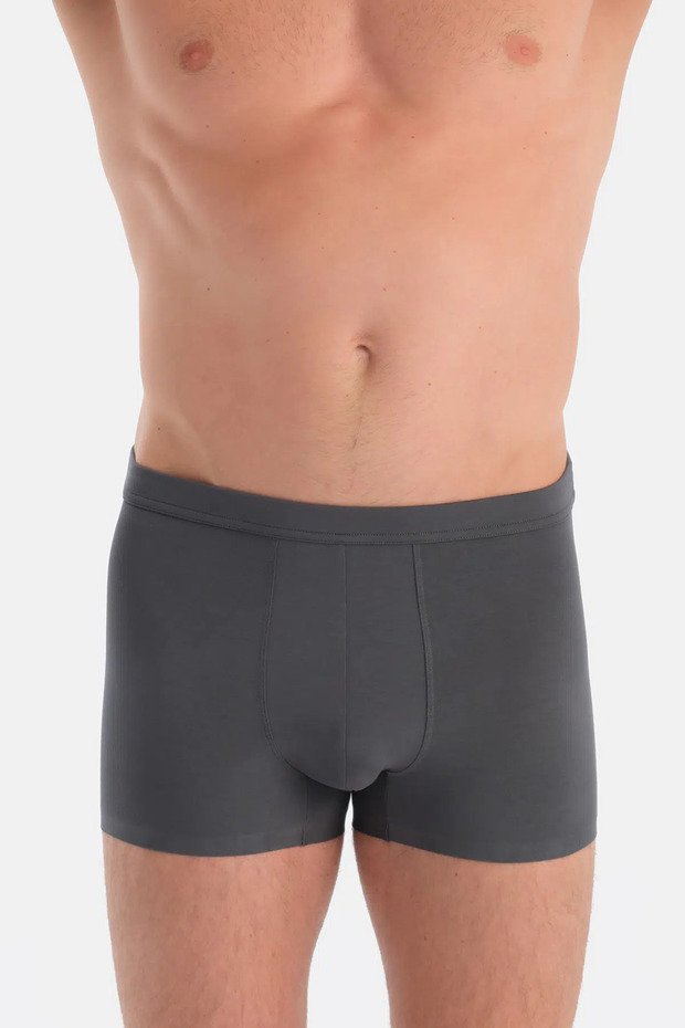 Antrasıt Düz Micro Modal Boxer - 4