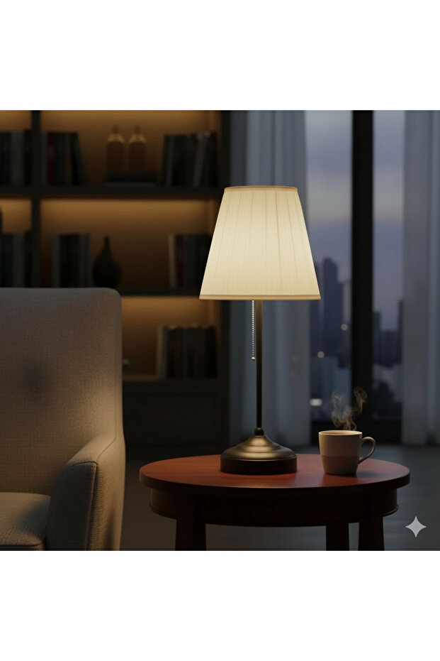 A black table lamp - 1