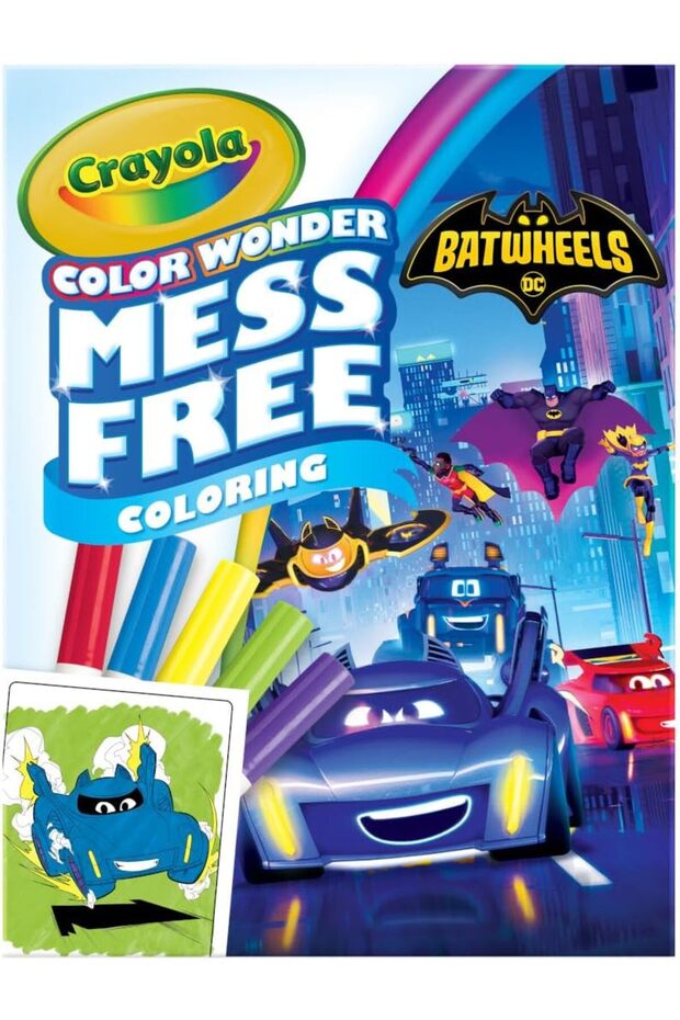 Batwheels Color Wonder Activity Set, Batman Mess-Free Coloring Pages