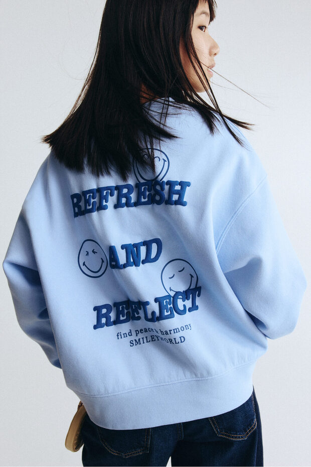 Baskı Motifli Sweatshirt - 2