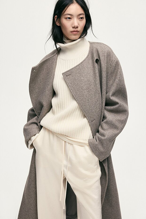 İspanyol Paça Saten Pantolon - 3