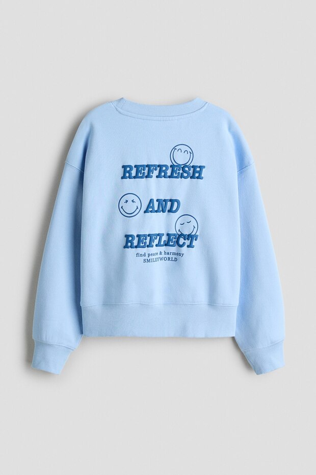 Baskı Motifli Sweatshirt - 6