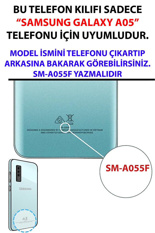 Printed Silicone Case with Zebra Design Compatible with Samsung Galaxy A05 - 2