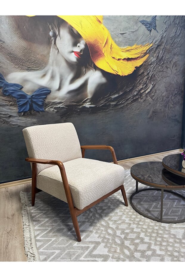 Bella ahşap berjer - 1