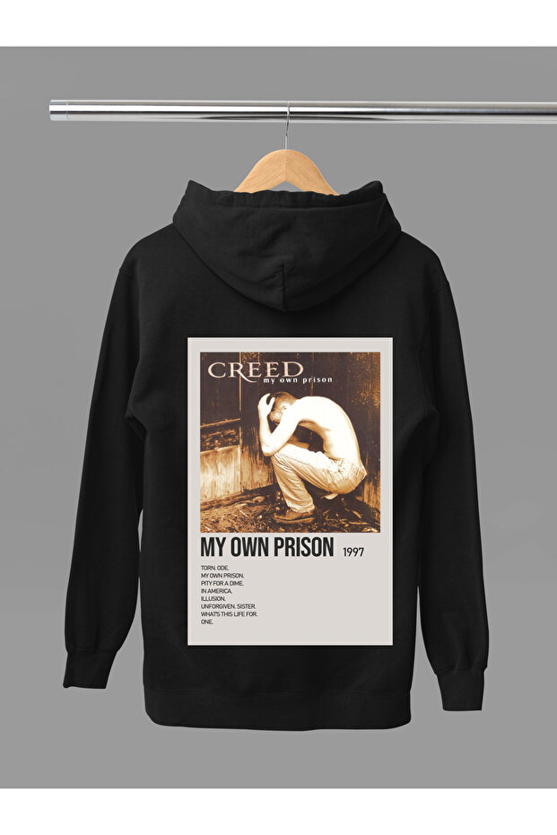 Creed the Rock Band Printed Cotton Long Sleeve Fleece-Lined 3 Thread Hooded Rock Sweatshirt