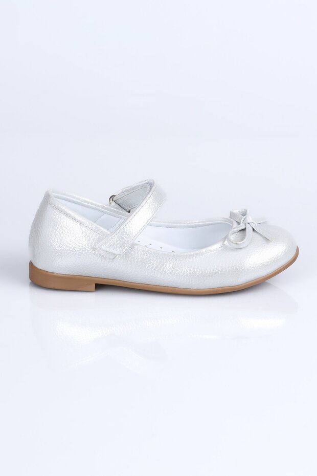 K.1181 Velcro Ballerina B.-Silver - 23