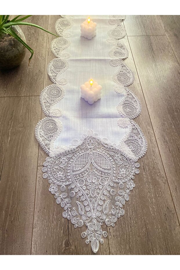 Gardenya Runner Krem - 3