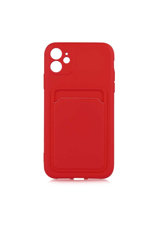iPhone 12 Compatible Senk Ofix Case-Red