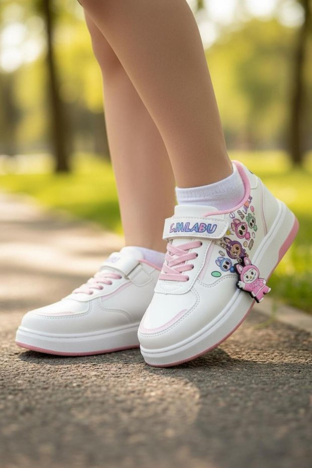 LABUBU-Themed Character Girls' Sneakers Sneakers (BUY 1 SIZE BIGGER)(TIGHT FIT)