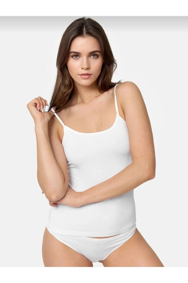 3 قطع من قمصان داخلية أساسية بحمالات، اقتصادية ومناسبة - 3