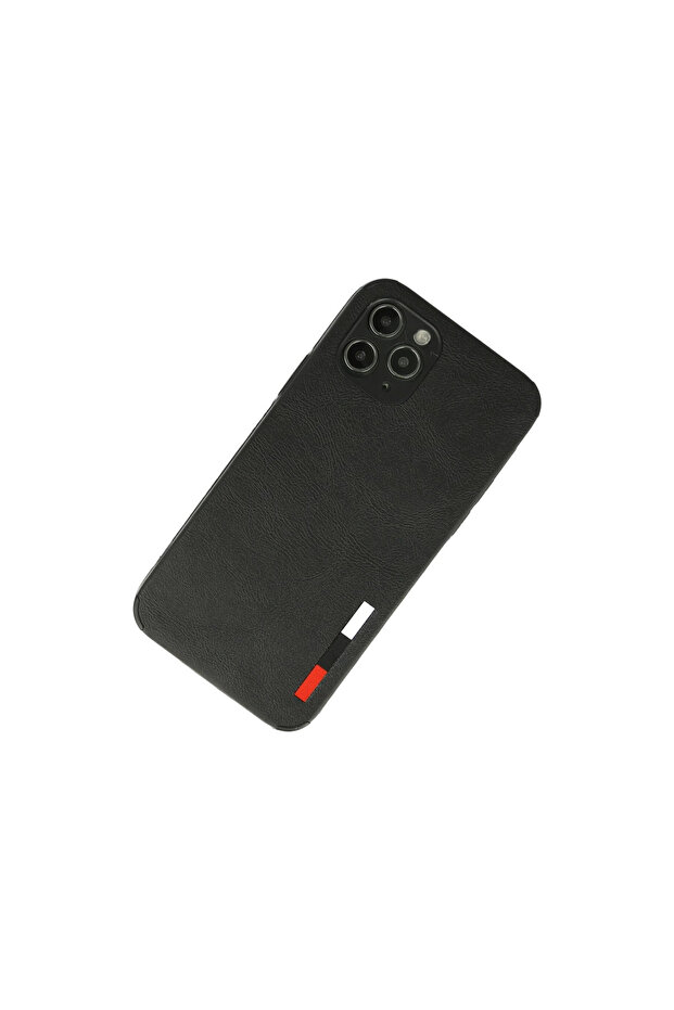 iPhone 11 Pro Case Loop Leather Silicone - Black - 2