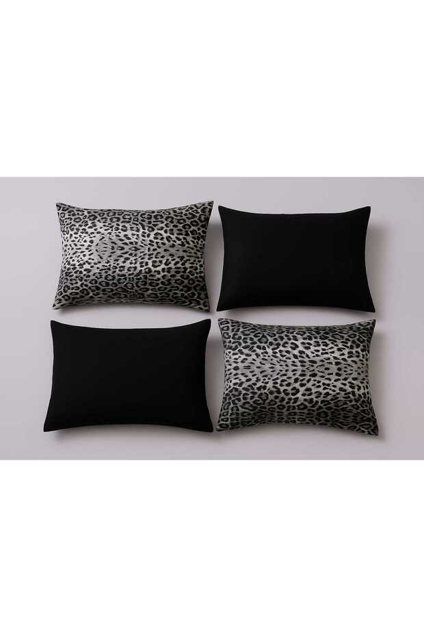 Double-Pied Leopard Pattern Double Bedding Set - 2