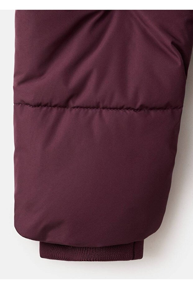 Kapüşonlu kapitone anorak - 8